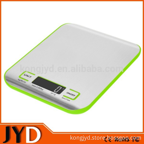 JYD EKS18 Slim Design Digital Diet Kitchen Scale Approved By CE/FCC/ROHS
